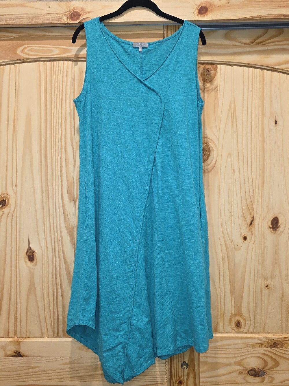 Habitat Asymmetrical Jade Green Midi Dress